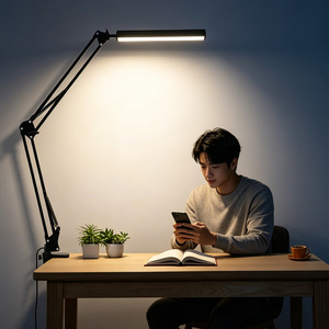 <span class=keywords><strong>Lampe</strong></span> <span class=keywords><strong>de</strong></span> <span class=keywords><strong>bureau</strong></span> <span class=keywords><strong>à</strong></span> clipser 12W USB avec bras articulé et tête simple ou double pour <span class=keywords><strong>bureau</strong></span>, étude et poste <span class=keywords><strong>de</strong></span> travail – Pour les distributeurs - Product Image 2