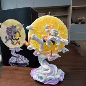 2024 Venta caliente 28cm/11 ''<span class=keywords><strong>One</strong></span> Pieces Nika Luffy Moon Anime figuras de acción Figama para <span class=keywords><strong>Manga</strong></span> juguete - Product Image 5