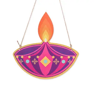 Liontin gantung pintu dekorasi pesta Diwali tanda perapian kreatif suasana Timur Tengah