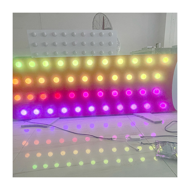 Outdoor LED RGB Giant Big Large Light Marquee Letters Signs Water Resistant Eco-Friendly Dimmable for Birthday Party Wedding