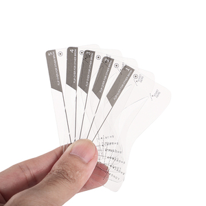 Pommade de maquillage végétalienne longue durée marque privée une étape <span class=keywords><strong>tampon</strong></span> pour sourcils Kit de <span class=keywords><strong>pochoir</strong></span> <span class=keywords><strong>tampon</strong></span> pour sourcils - Product Image 4