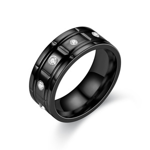 <span class=keywords><strong>Jane</strong></span> <span class=keywords><strong>Eyre</strong></span> 2021 nuevos anillos de boda de compromiso joyería diamante titanio Acero inoxidable pareja anillo - Product Image 4