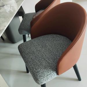 Zxm Dining <b>Chair</b> Nordic <b>Leather</b> Indoor Wholesale Dinning Room Home Furniture Modern Restaurant Luxury Dining <b>Chairs</b> - Product Image 5