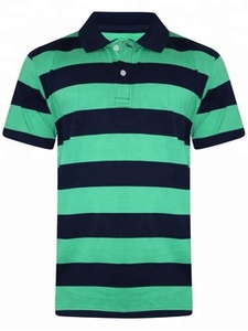 Polos de algodón originales para <span class=keywords><strong>hombre</strong></span>, talla grande, venta al por mayor, camiseta Polo con tinte de hilo de algodón, proveedor de China - Product Image 4