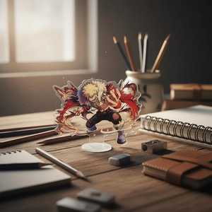 Figura Acrílica de My Hero Academia, Soporte Acrílico de Shigarki Toga Dabi, Modelo de Exhibición de Anime, Decoración de Escritorio, Regalo Coleccionable - Product Image 4