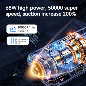 Aspiradora de Polvo Inalámbrica Portátil Mini, Material ABS, Soplador de Aire Eléctrico de Mano para Automóvil con Función de Soplado y Succión - Product Image 6