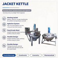 Cuisinière industrielle en acier inoxydable de qualité alimentaire LENO, chauffage au gaz, vapeur, électrique, cuve à vapeur inclinable fixe, cuve à vapeur, bouilloire