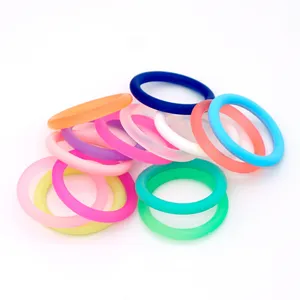 Wholesale Food Grade Safe Silicone O Ring Baby Silicone Pacifier Dummy Chain Adapter Holder O Ring Inner Size 21.5mm