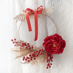 Guirlande artificielle CallaFloral, fruits rouges porte-bonheur, décoration en plastique pour mariage, maison, nouvel an CF01051 - Product Image 2