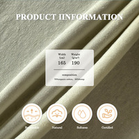 Tissu Interlock Biologique en Chanvre et Coton Antibactérien Durable, Doux et Respirant pour Vêtements Quotidiens Ajustés Homme Femme