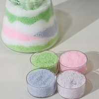 Cire de fleurs de glace colorées - Perles de cire de sable flottantes pour l'art du sable DIY et la fabrication de bougies d'aromathérapie, Approvisionnement direct usine