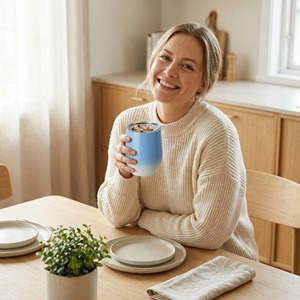 Vaso Térmico <span class=keywords><strong>de</strong></span> Boca Ancha <span class=keywords><strong>de</strong></span> 12 oz, Doble Pared, Material Libre <span class=keywords><strong>de</strong></span> BPA, Acero Inoxidable, Aislamiento al Vacío, para <span class=keywords><strong>Café</strong></span> y Viajes - Product Image 4