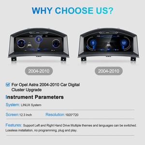 <b>Car</b> <b>Digital</b> Instrument Cluster LCD Dashboard Linux System Ghost Mileage <b>for</b> Opel Astra 2004 - 2010 - Product Image 3