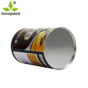 Matériau en fer blanc carré imprimé personnalisé seau de qualité alimentaire boîte de conserve ronde en plusieurs tailles - Product Image 3