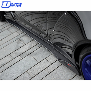Juego de faldones laterales de fibra de carbono estilo CMST para Nissan GTR R35 Kit de carrocería - Product Image 2