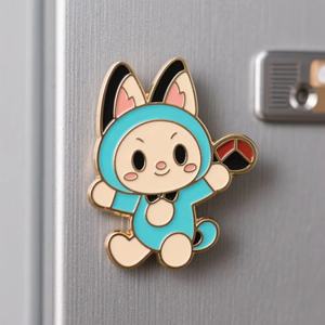 Imanes de Refrigerador de Metal con Logotipo Personalizado, Diseño de Dibujos Animados, Recuerdos de Viaje, Imanes de Refrigerador, Regalos Promocionales - Product Image 2