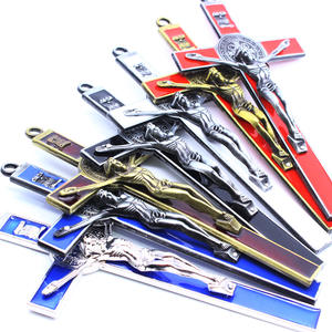 Venda quente Decoração Religiosa Artesanato 19*9.2cm Cruz Pingente Office Home Decoração Ornamentos - Product Image 1