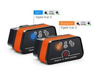 100% original Vgate Icar2 Wifi OBD2 herramienta de diagnóstico ELM327 OBD2 escáner Mini ELM 327 ICAR 2 WiFi para Android/IOS/PC lector de código