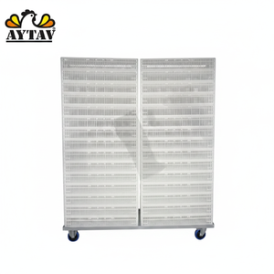 Carro incubador AYTAV de alta calidad y gran tamaño con volteo automático de huevos, construcción de acero, capacidad para 32 cestas, ideal para pollos y patos. - Product Image 2