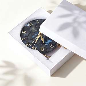 천연 마노석 슬라이스 시계 장식용 조각 보석 힐링 크리스탈 풍수 크리스탈 장식품 - Product Image 6