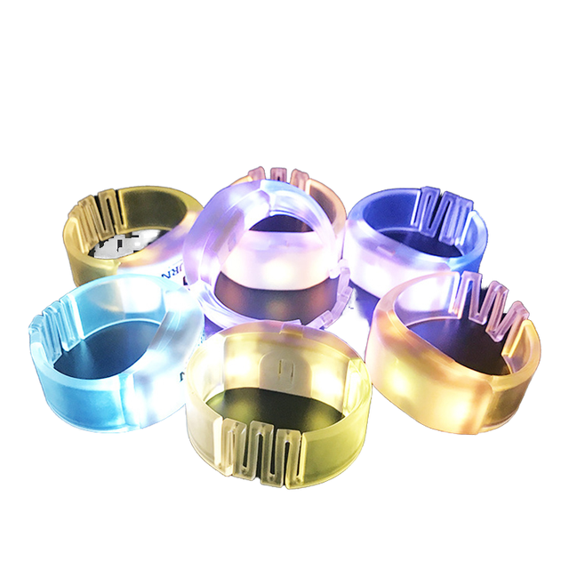 OEM Remote LED Silicone Bracelet RGB 15 Color Changing Luminous Wristband With Keys Control Meters Area for Concerts Party