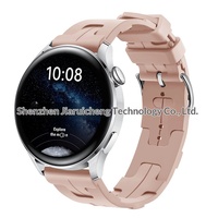 Bracelet de montre en silicone à boucle rapide motif H pour GT3/4/5/6 et Watch567 Herms