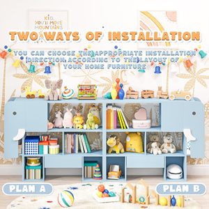 Mobiletto Portaoggetti <span class=keywords><strong>Montessori</strong></span> a 3 Ripiani in Legno Ecologico e Durevole a Forma di Elefante per Scuola, Camera da Letto, Soggiorno - Product Image 5