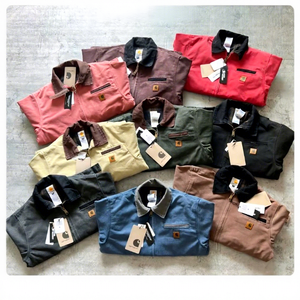 Giacca Classica Americana Invernale Kaha T New J97 Detroit Heavy Industry in <span class=keywords><strong>Denim</strong></span> Lavato di Alta Qualità per Uomo e Donna - Product Image 1