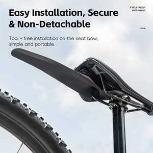 واقيات طين محمولة للدراجات الجبلية من WEST BIKING، إكسسوارات دراجات خفيفة الوزن سريعة التحرير للعجلة الأمامية والخلفية - Product Image 4