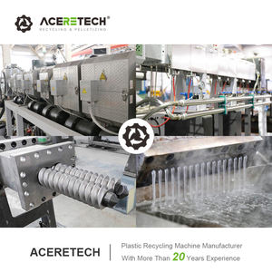 Machine de pelletisation à double vis automatique pour déchets plastiques <span class=keywords><strong>CPE</strong></span>/PA/PC+ABS remplis de CaCO3, 550-1500 kg/h, ATE95 ACERETECH - Product Image 3