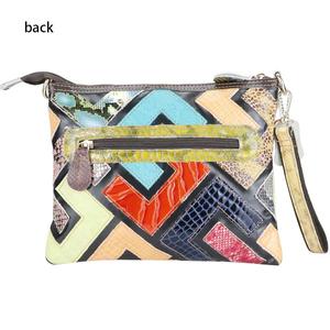 AndoBag Genuine Leather Crossbody <b>Bags</b> Color Stitching Geometric <b>Satchel</b> Purses Luxury Shoulder <b>Bag</b> <b>for</b> <b>Women</b> 1775 - Product Image 2