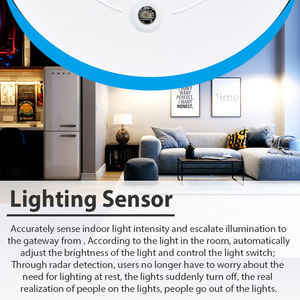 Détecteur de Présence Humaine ZB-PIR-X Tuya Zigbee avec Capteur de Luminosité et Détection de Chute, 110V-240V - Product Image 2