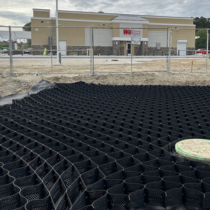 แผ่นตาข่ายพลาสติก HDPE สำหรับปูพื้นสนามหญ้ากลางแจ้งและกำแพงกันดิน พร้อมโซลูชั่นการออกแบบแบบจำลอง 3 มิติ - Product Image 2