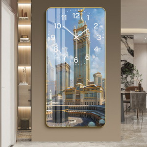 Orologio da parete moderno moderno urbano musulmano <span class=keywords><strong>studio</strong></span> scandinavo casa orologio silenzioso orologio creativo - Product Image 5