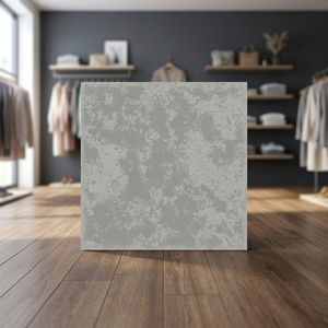 Carreaux de sol en céramique mats aspect marbre blanc veiné doré 16x16 pouces, qualité supérieure, imperméables pour intérieur - Product Image 6