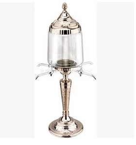 SUNBOO Klassischer Umweltfreundlicher Heiß-/Kaltwasser-Glasbehälter Kupfer-Bierturm-Spender für Bars 2,5L Authentischer <span class=keywords><strong>Absinth</strong></span>-Dekanter - Product Image 3