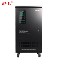 Régulateur de tension automatique (AVR) triphasé WF.EL TNS-30KVA 30KVA AC avec écran tactile, plage 280V-430V, compatible SVC