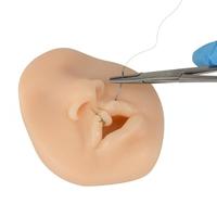 Modèle d'enseignement médical: Modèle bilatéral complet de fente labiale de silicone pour la formation chirurgicale de suture