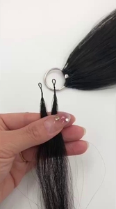 Extensions de cheveux invisibles en plumes, 100% cheveux humains Remy, ultra-légères et invisibles pour une longueur et un volume sans effort - Product Image 5