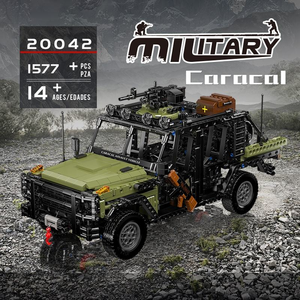 Moule Roi 20042 1577PCS <span class=keywords><strong>Militaire</strong></span> Série Caracal Chat Assaut Véhicule Building Block Modèle Technique Jouet Éducatif Festival Cadeau - Product Image 2