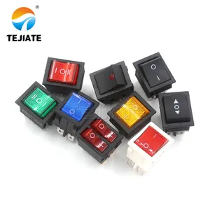 China Boat Rocker Switch 6 Pin 4 Pin Push Button Type Switching Two Three Position Power KCD4 16A Ship Type Switch