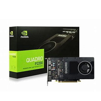Carte graphique P2200 5 Go GDDR5 1280 cœurs CUDA, bande passante 200 Go/s, prise en charge de la résolution 4K pour station de travail de bureau