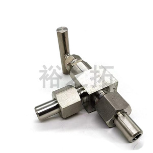 วาล์วปรับมุม สแตนเลส เกลียวตัวผู้ แรงดันปานกลาง น้ำ อากาศ น้ำมัน แบบตรง  OEM ผลิตตามสั่ง - Product Image 1