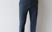 Nouveau Pantalon de Costume Décontracté et Ample pour Homme, Sept-Huitièmes, Couleur Unie, Micro-Élastique, Respirant, Grande Taille, Coupe Droite