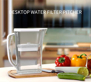 Caraffa Filtrante per Acqua Alcalina e Idrogenata da 3,2L, Purificatore d'Acqua da Tavolo per Cucina, Bottiglia per Bevande Salutari - Product Image 3