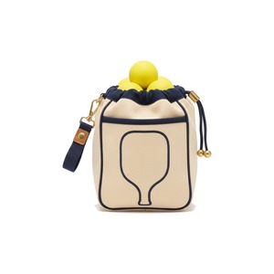 Pochette pour balles de pickleball en toile Heritage, coton-polyester, logo personnalisé, vente en gros, pochette pour balles de tennis - Product Image 1