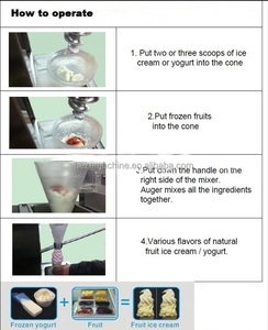 Máquina de remolino de yogur congelado Máquina de helado de fruta congelada Máquina comercial de <span class=keywords><strong>Mcflurry</strong></span> con <span class=keywords><strong>precio</strong></span> barato - Product Image 3