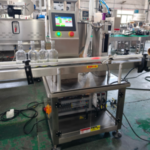 Automatic Single Head Liquid Filling Machine for Wine <b>Spirits</b>, Food Grade 304 Stainless Steel Bottling Equipment - Product Image 1