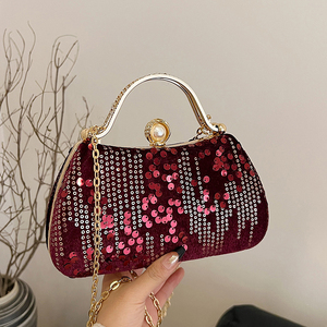 New Brightly Colored Stylish Evening Bag Exquisite Shiny Design Women Handbag Perfect for Ladies' Social Gatherings - Product Image 5