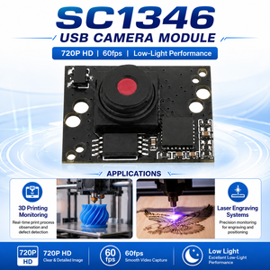 Custom Mini 720P SC1346 USB <b>Camera</b> Module 1280*720 HD Compact Webcam Board for Embedded Security System OEM/ODM - Product Image 3
